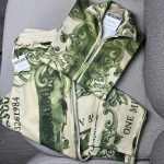 Conjunto Sudadera Moschino Million Dollar Track Jacket In Green