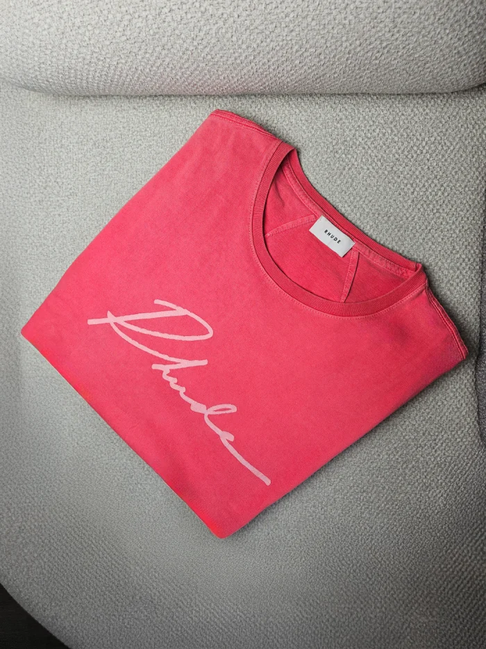 Camiseta Rhude Estampado De Letras - Image 4