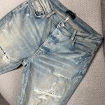 Jean Amiri Skinny Con Detalles De Desgaste