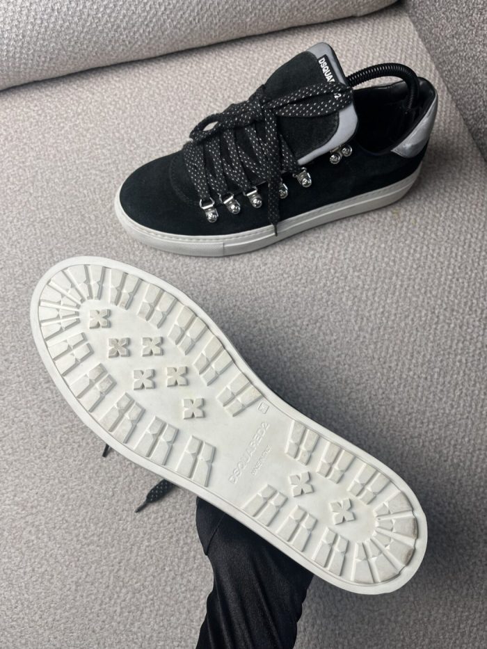 Tenis Dsquared2 bajos Negros - Image 4