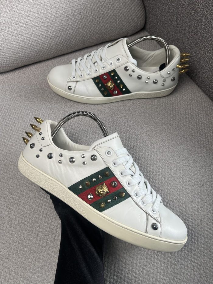Tenis Gucci Ace Con Picas - Image 2