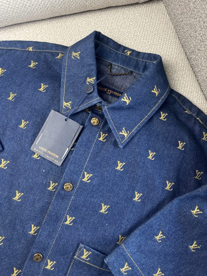 Camisa Louis Vuitton Con Logo Estampado - Image 2