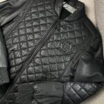 Chaqueta Phillip Plein Cuero Con Calavera