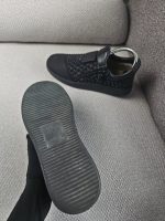 Tenis  Giuseppe zanotti en negro con textura geométrica - Image 4