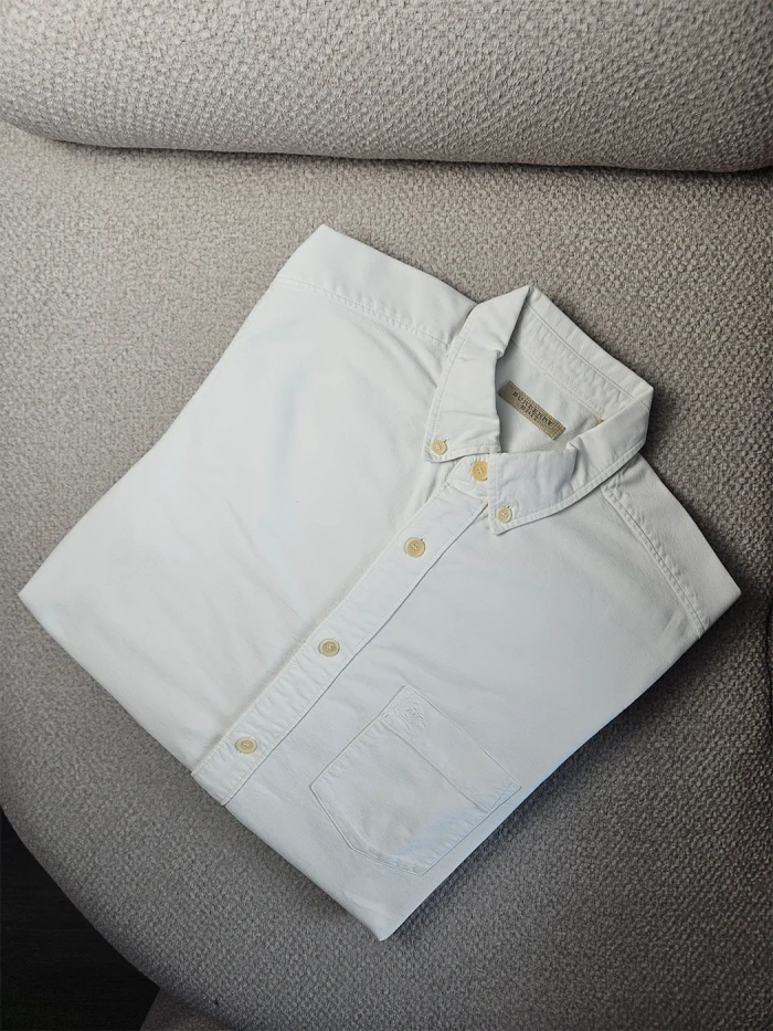 Camisa Burberry blanca en algodón - Image 4