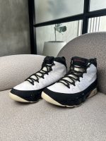 Tenis Air Jordan 9 Retro en cuero blanca