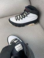 Tenis Air Jordan 9 Retro en cuero blanca - Image 3