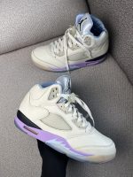 Tenis Air Jordan 5 en cuero blanca - Image 2