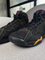 Tenis Air Jordan 7 en nubuck negro - Image 3