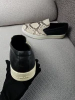 Prada mocasines slip-on en piel efecto pitón - Image 3