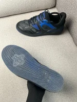 Tenis Gucci Ultrapace en piel y lona GG azul - Image 5