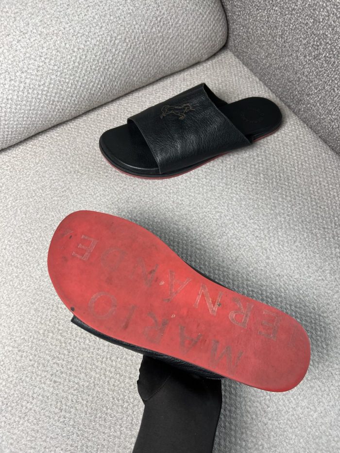 Sandalias Mario Hernández En Piel Negra - Image 4