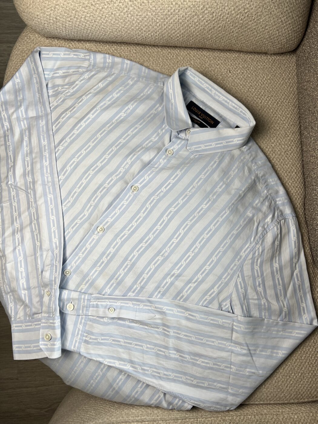 img_6007 Camisa Louis Vutton Rayas - Image 1