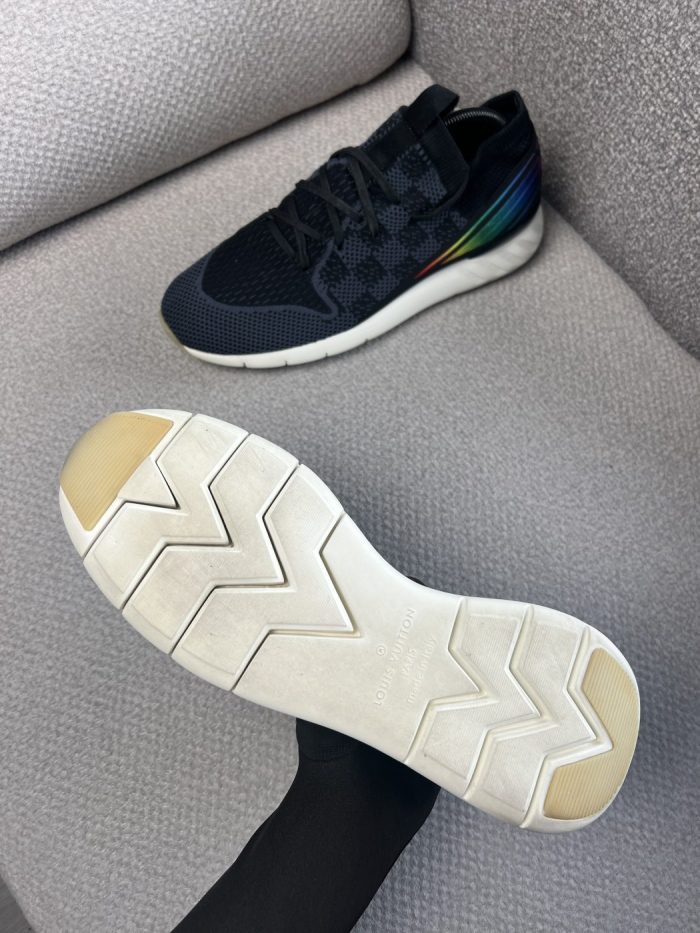 Tenis Louis Vuitton Fastlane Damier Graphite - Image 5
