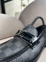 Mocasines Louis Vuitton Damier Graphite - Image 4