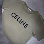 Camiseta Celine Con Logo