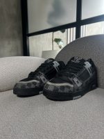 Tenis Louis Vuitton Trainer Damier Denim