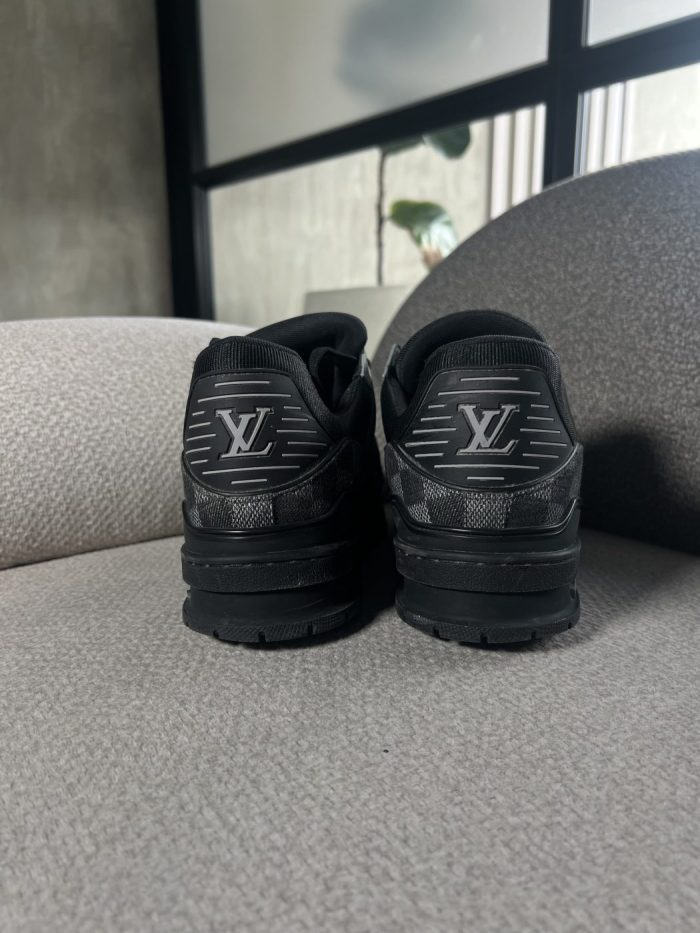 Tenis Louis Vuitton Trainer Damier Denim - Image 7
