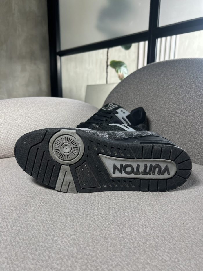 Tenis Louis Vuitton Trainer Damier Denim - Image 6