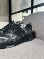 Tenis Louis Vuitton Trainer Damier Denim - Image 3