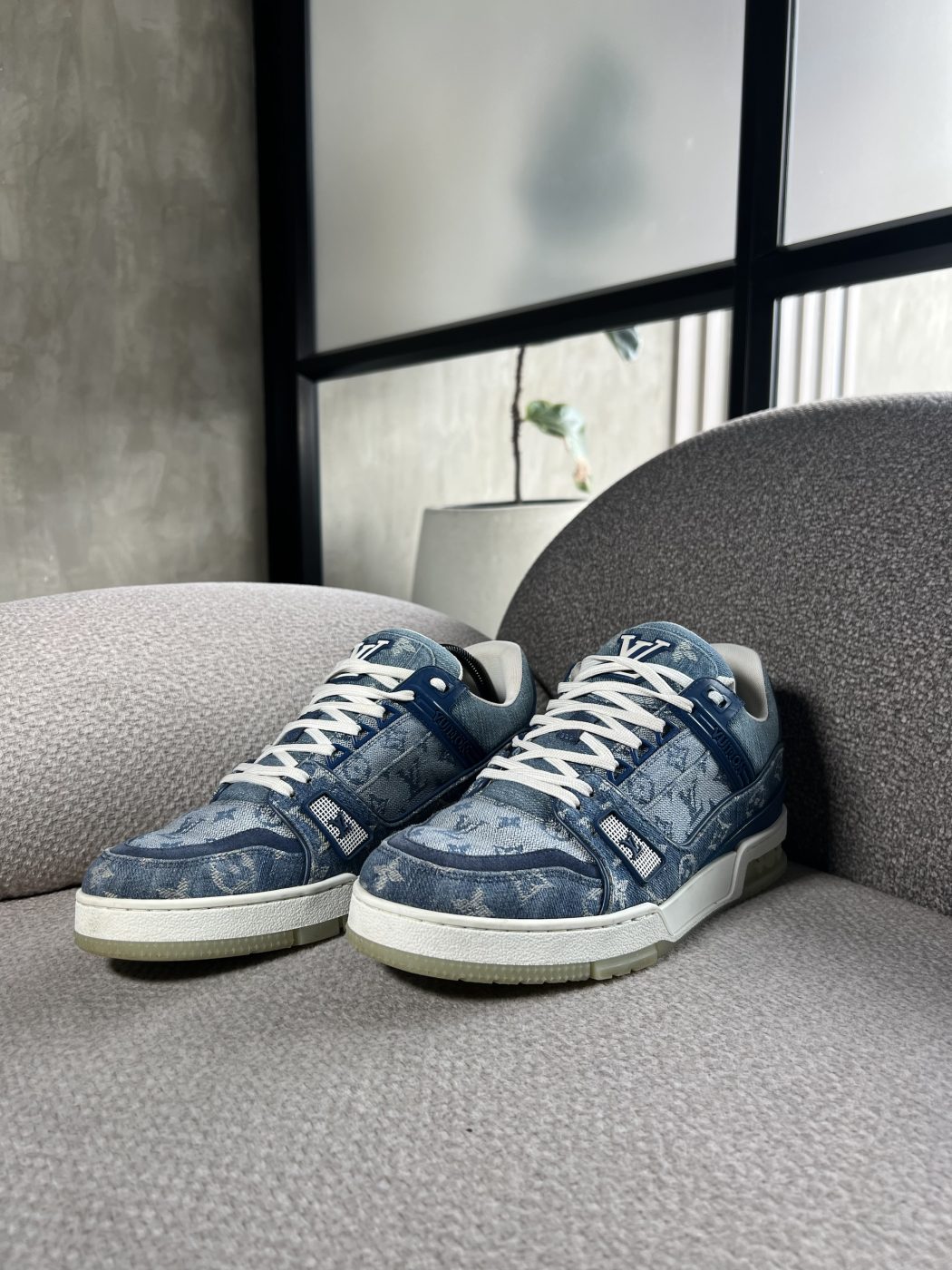 img_5700 Tenis Louis Vuitton Trainer Denim - Image 1