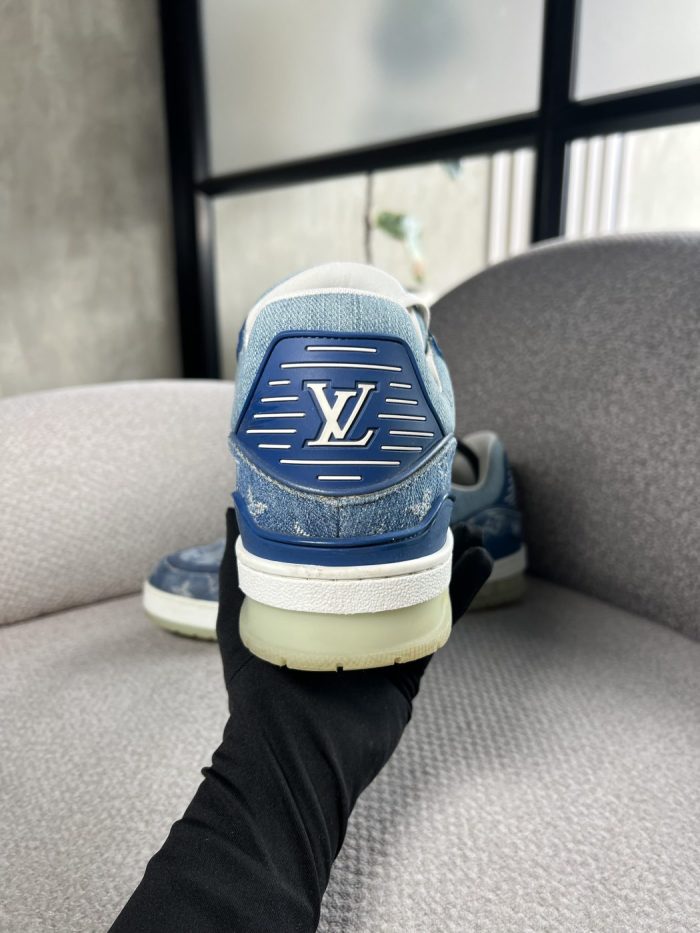 Tenis Louis Vuitton Trainer Denim - Image 6