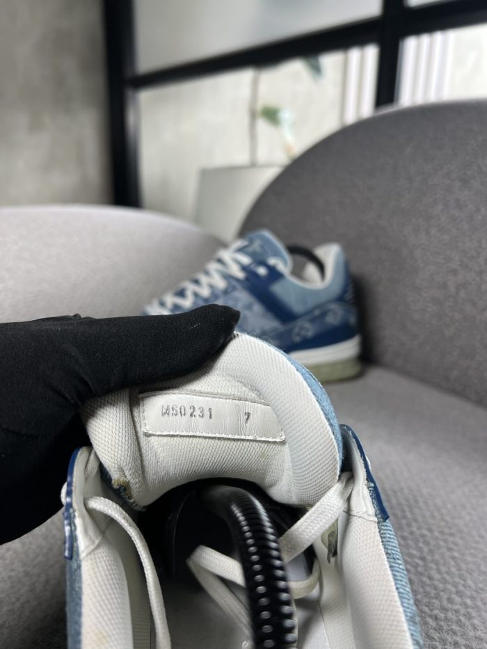 Tenis Louis Vuitton Trainer Denim - Image 5