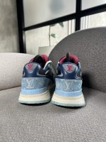 Tenis Louis Vuitton Run Away Denim Monogram - Image 8
