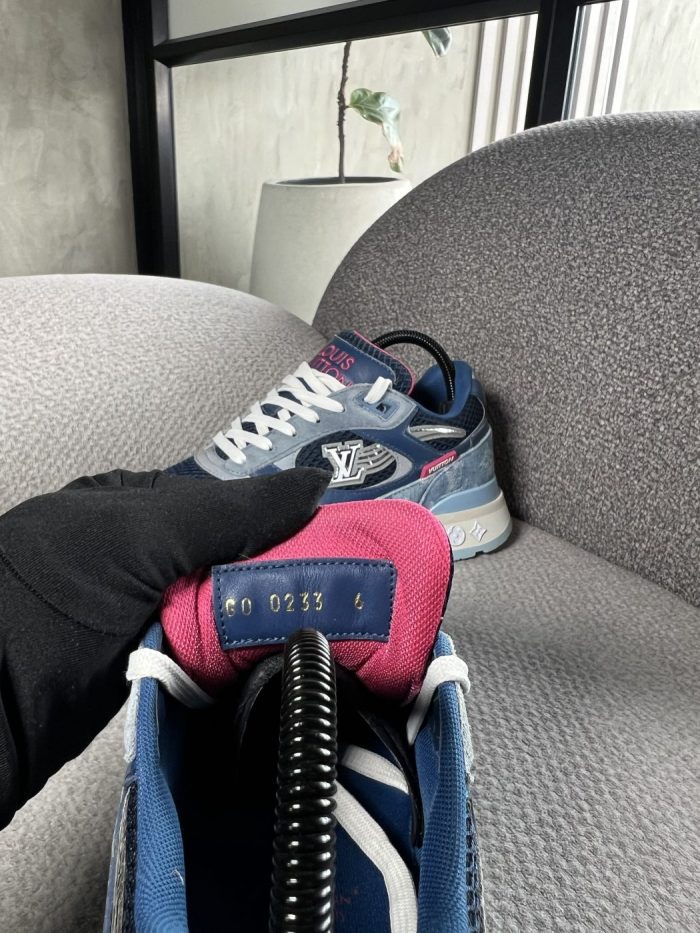 Tenis Louis Vuitton Run Away Denim Monogram - Image 6