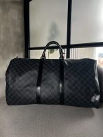 Keepall Louis Vuitton 55 Damier Graphite